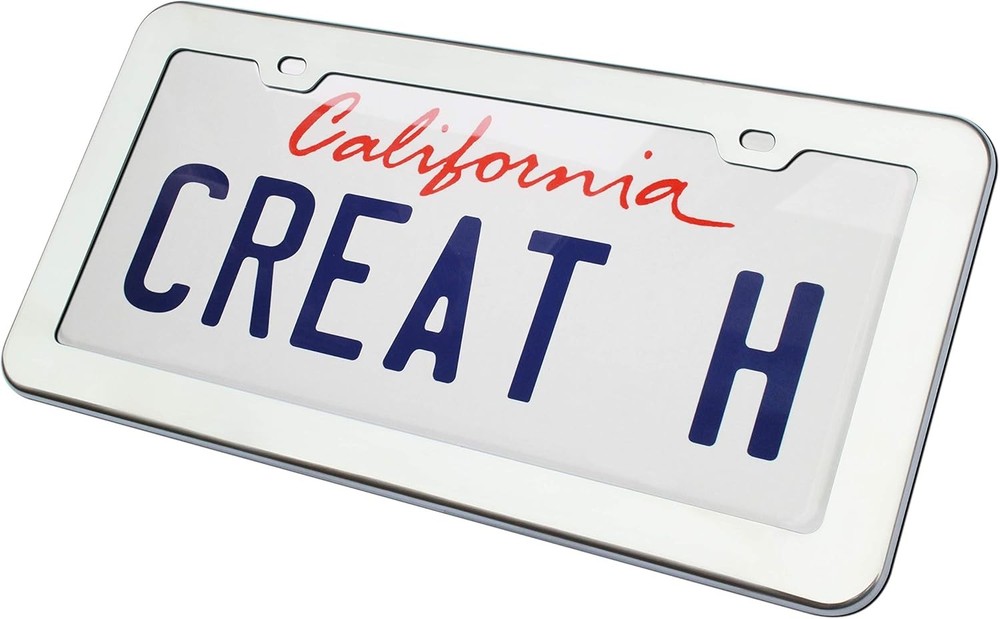 Stainless Steel License Plate Frame 201 Mirror Polished F Color: Mirror Polish