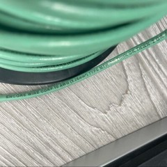 Large spool of encore wire Corp 10awg green copper wire unknown length