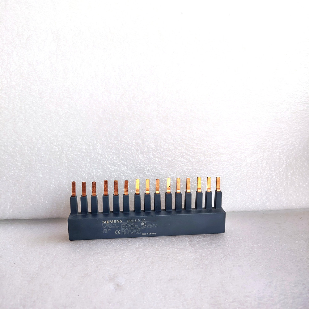 Siemens 3RM1910-1DA Busbar 3-Phase for 5 Motor Starters 15-Pole 480V