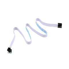 Blue+white Flat Ribbon FPC Cable 10P Double Head With 1P Plastic Shell Kits 60CM