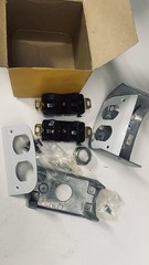 Lot Of 2 HUBBELL SC3092 DUPLEX RECEPTACLES FLOOR BOX UNIT 15AMP 120VAC