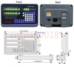 5um /1um Linear Scale Precision Digital Readout DRO Display for Bench Lathe Mill