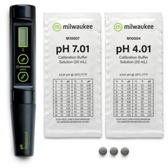 Milwaukee pH54 Waterproof pH Tester with Replaceable Probe,