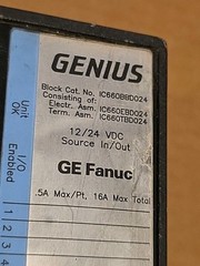Genius GE Fanuc IC660BBD024 I/O Module