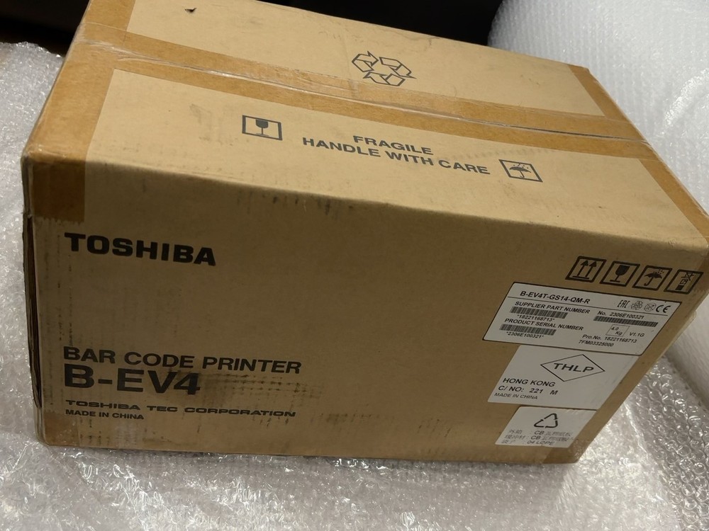 1PC NEW TOSHIBA TEC B-EV4T-GS14-QM-R Barcode Printer overnight shipment