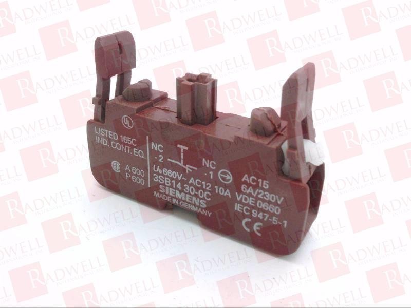 SIEMENS 3SB1-430-0C / 3SB14300C (USED)