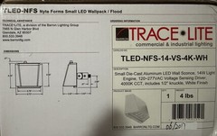 LED Lite Logic 10yr Wrnty Aluminum14 Watt 1322 Lumen Flood/Sconce White IP65