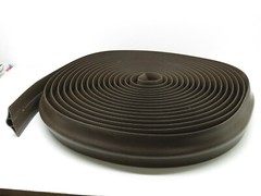 Wiremold 1400 Flexible Nonmetallic Pancake Raceway Wire Cover 50Ft, Beige