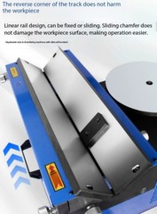 Bench-Top Molding Steel Trimming and Deburring Machine for CompositeSlidingRails