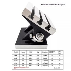 Adjustable Angle Tilt Table for Milling, Drilling and Precision Rotary Tables