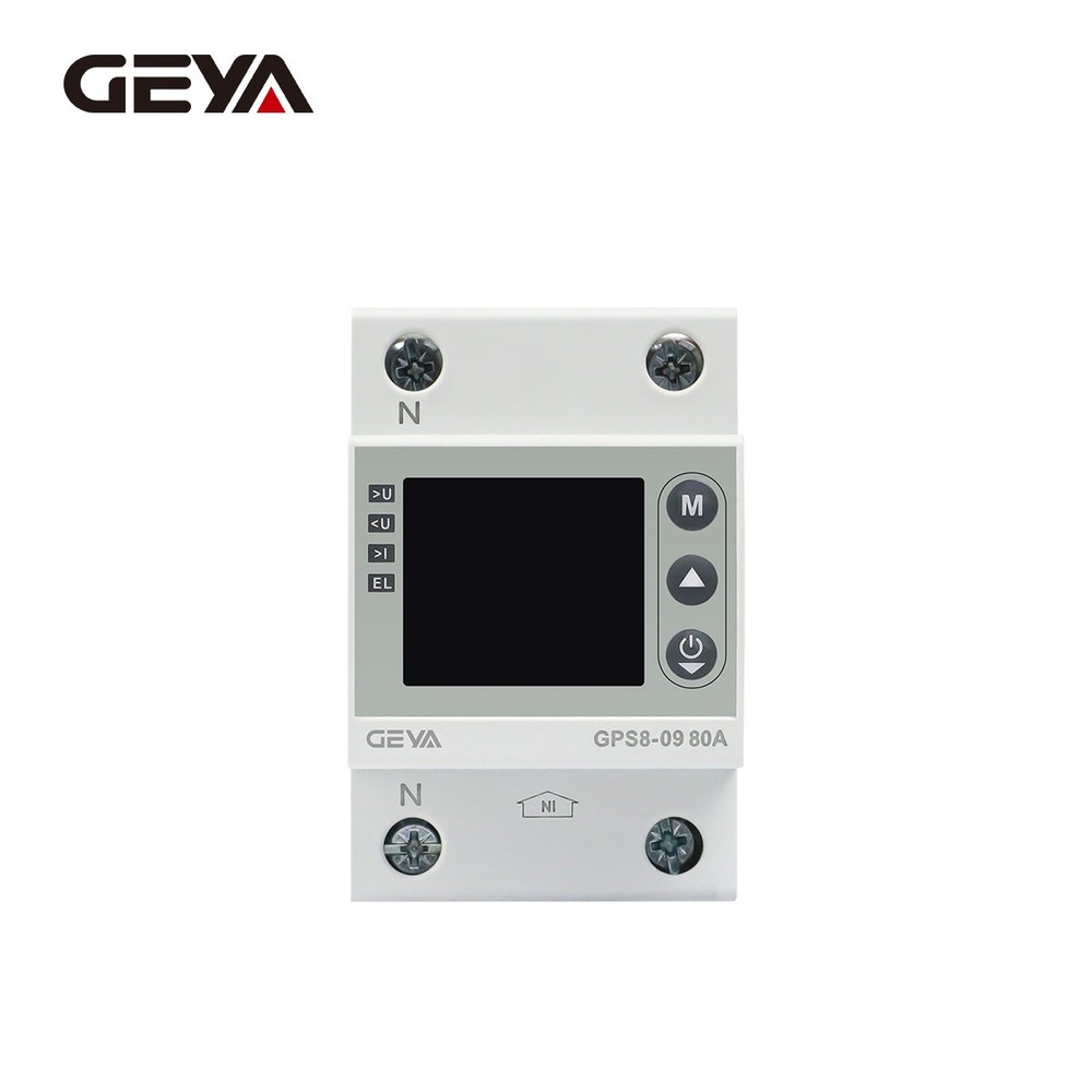 GEYA Tuya WIFI Kwh Metering Voltage Current & Leakage Protection 63A 80A AC220V