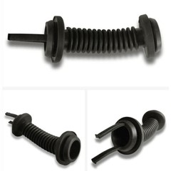 30mm*30mm Car Harness Wiring Door Tube Rubber Sleeve Dust-proof Tube NEW