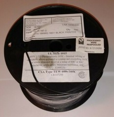 Allied 18 AWG gauge Stranded Tinned Copper Wire, MTW, Hook-up, PVC,Black