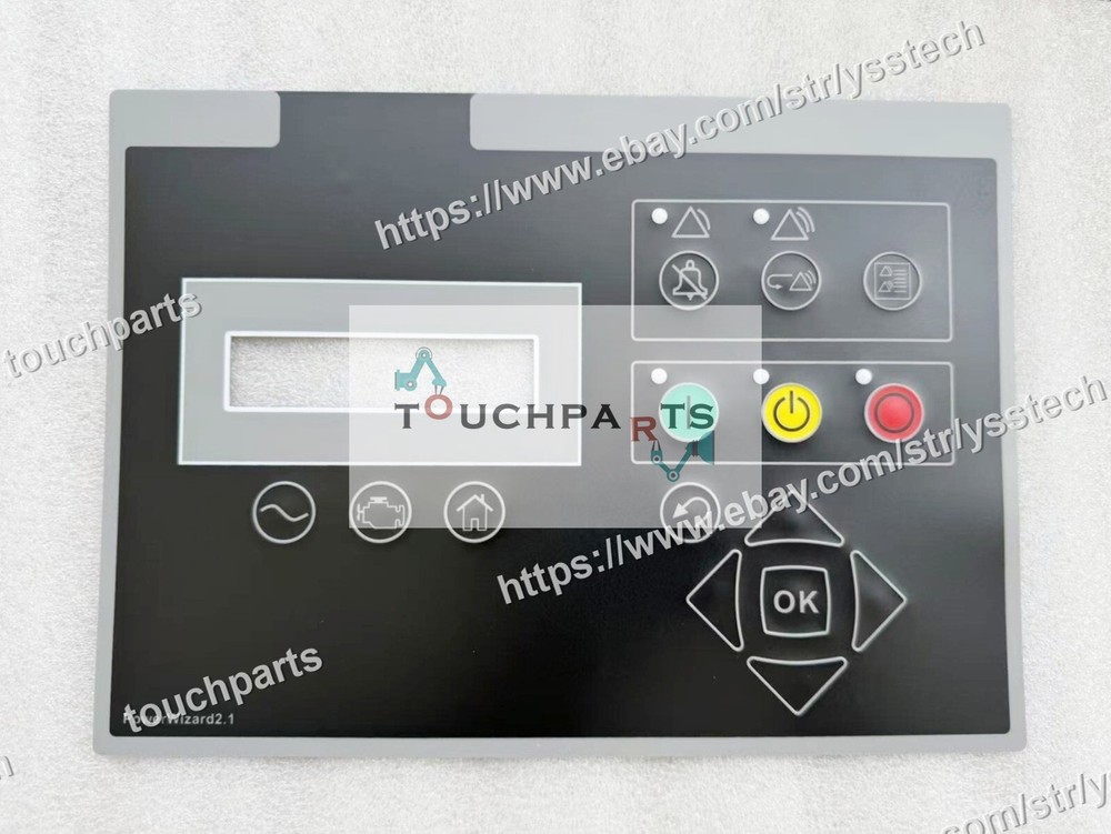 Keypad Membrane for FG WILSON Power Wizard 1.1 , 1.1+ , 2.1 Control Panel CAT