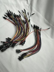Breadboard Jumper Wires 22AWG 3 Packs of 100 Pieces Mix Pack More Red Black