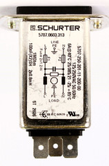Schurter 5707.0603.313 Power Entry Module w/ Line Filter