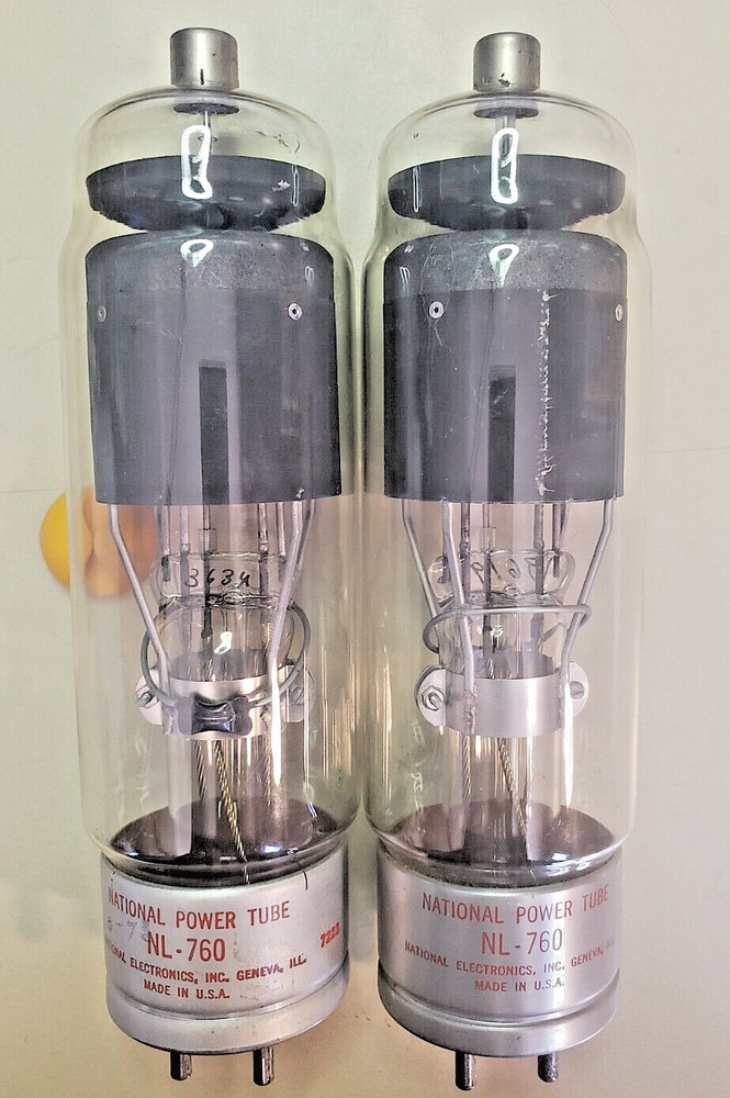 NATIONAL ELECTRONICS NL-760 POWER TUBE (NEW NO ORIGINAL BOXES)