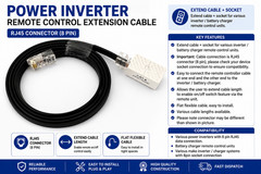 POWER BATTERY UNIT REMOTE CONTROL EXTENSION 8 PIN RJ45 CABLE