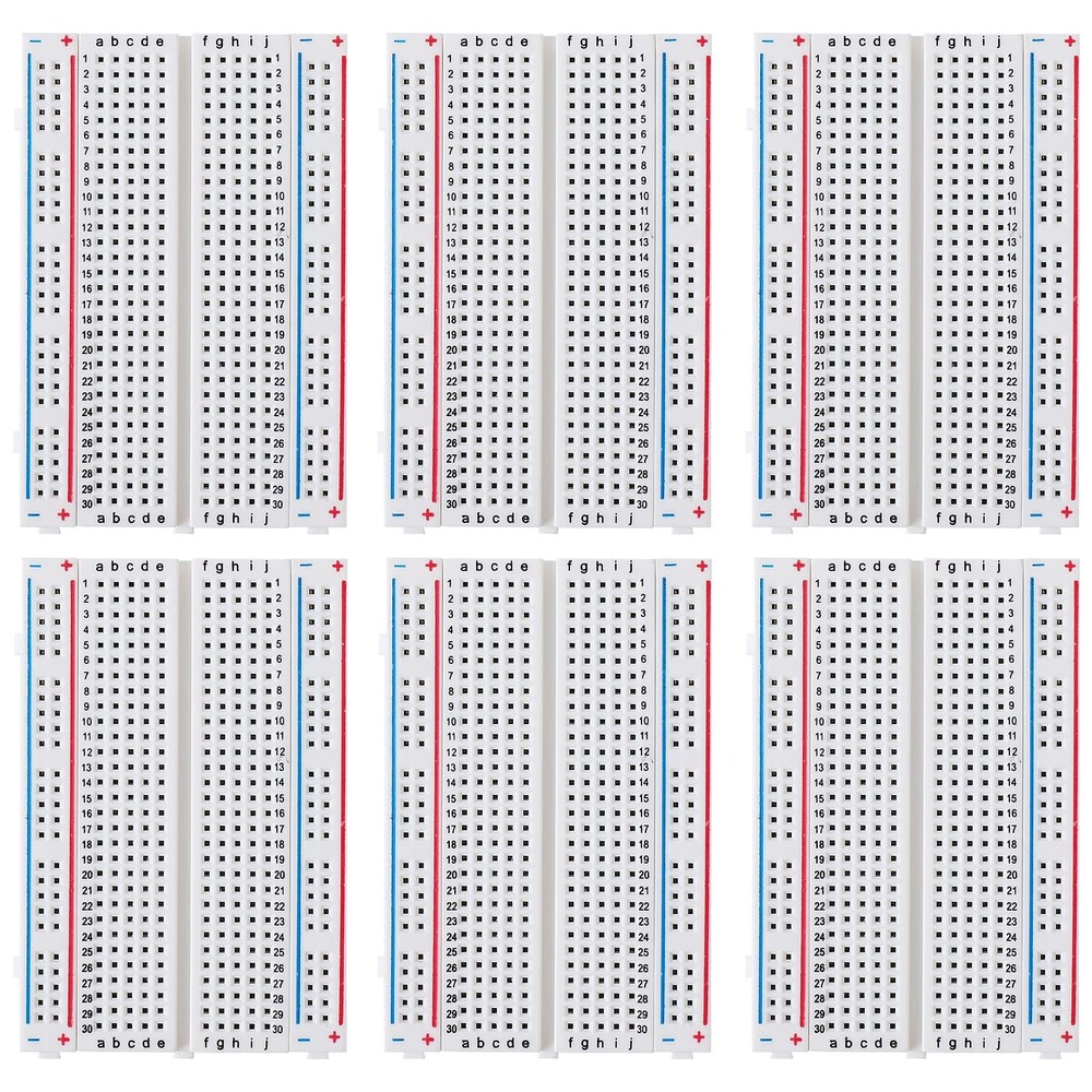 DEYUE breadboard Set Prototype Board – 6 PCS 400 Pin Solderless Kit…