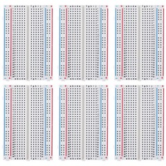 DEYUE breadboard Set Prototype Board – 6 PCS 400 Pin Solderless Kit…