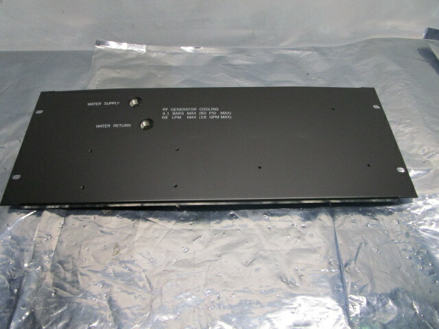 AMAT 0040-22415 PANEL MANIFOLD REAR WATER RF GENERATOR, 103138