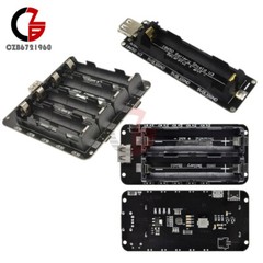 3V/5V Micro USB ESP32 1/2/4x 18650 Mobile Power Li-ion Battery Holder Shield V8