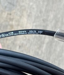PHOENIX CONTACT E221474 CABLE 3 PIN MALE 300VAC/DC 4A 10′