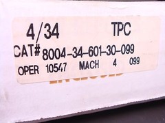 8004-34-601-30-099 Phelps Dodge TPC Tin Plated Copper 34awg x 4 4/34 1lb Bobbin