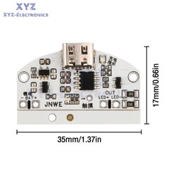 TYPE-C USB Desk Lamp Circuit Board Dimming LED Touch Night Light Control Module