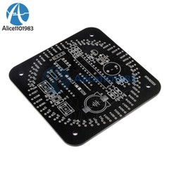 Rotating LED Alarm Electronic Digital alarm Clock DIY Kit Board Parts 5V DS1302