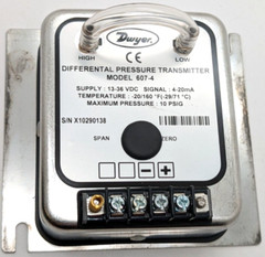 Dwyer 607-4 Differential Pressure Transmitter NEW Original Packaging