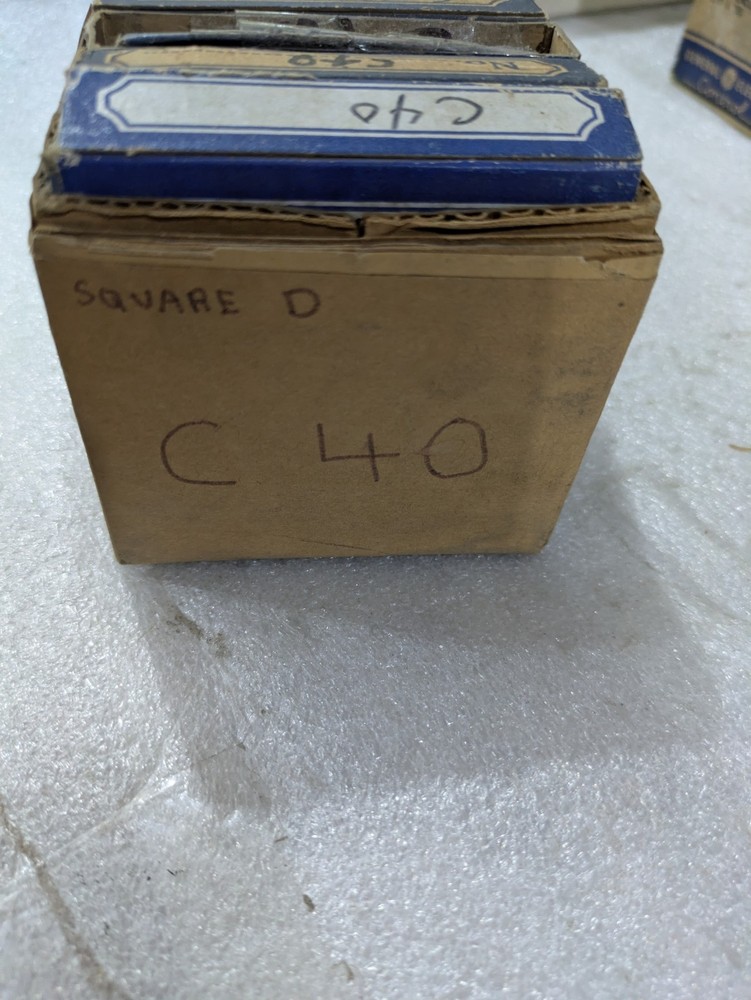 Square D C40 Thermal Overload Relay Heater Element Industrial Electrical 2/order