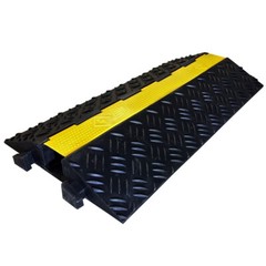 1 Channel Extreme Rubber Cable Protector – 2 Size Options – Yellow & Black