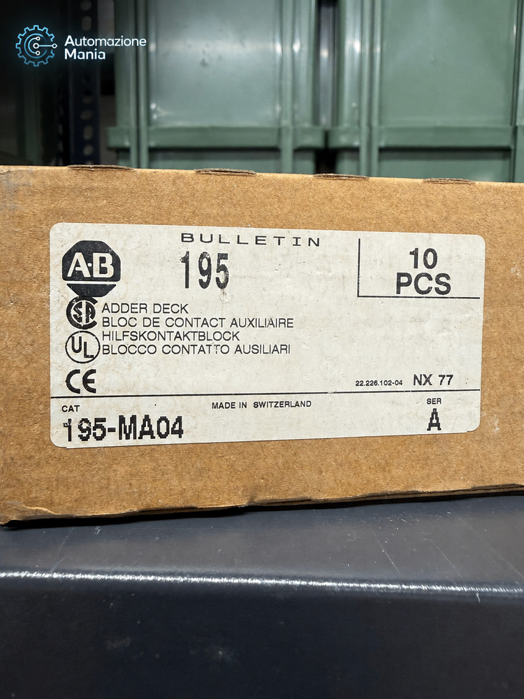 Allen-Bradley Rockwell Automation 195-MA04