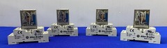 Allen Bradley 700-HN103 RELAY SOCKET BASE & 700-HC24Z24-4 ICE CUBE RELAY QTY 4