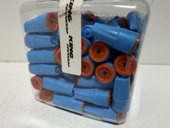 DryConn Wire Connector Waterproof Corrosion Resistant Aqua/Orange. ( 100-Pack )