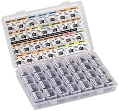1400-Piece SMD SOT-23 Electronic Components Assortment^-