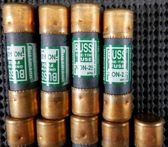 Cooper Bussmann NON-25 Class H 25A 250VAC Fuse – Lot of 9