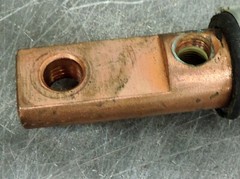 350 x 60 Welding Shunt Copper Wire Spot Welder Water Cooled 350 MCM
