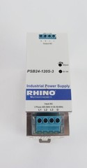 New PSB24-120S-3 Rhino Industrial Power Supply 24-28 VDC 5A 120W