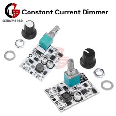 DC5-24V LED Dimmer Constant Current Module Knob Potentiometer Control Board 1.2A