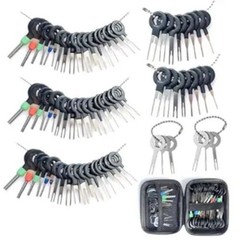 Terminal Removal Tool Kit 76Pcs Terminal Ejector Kit for Car Pin Extractor Black