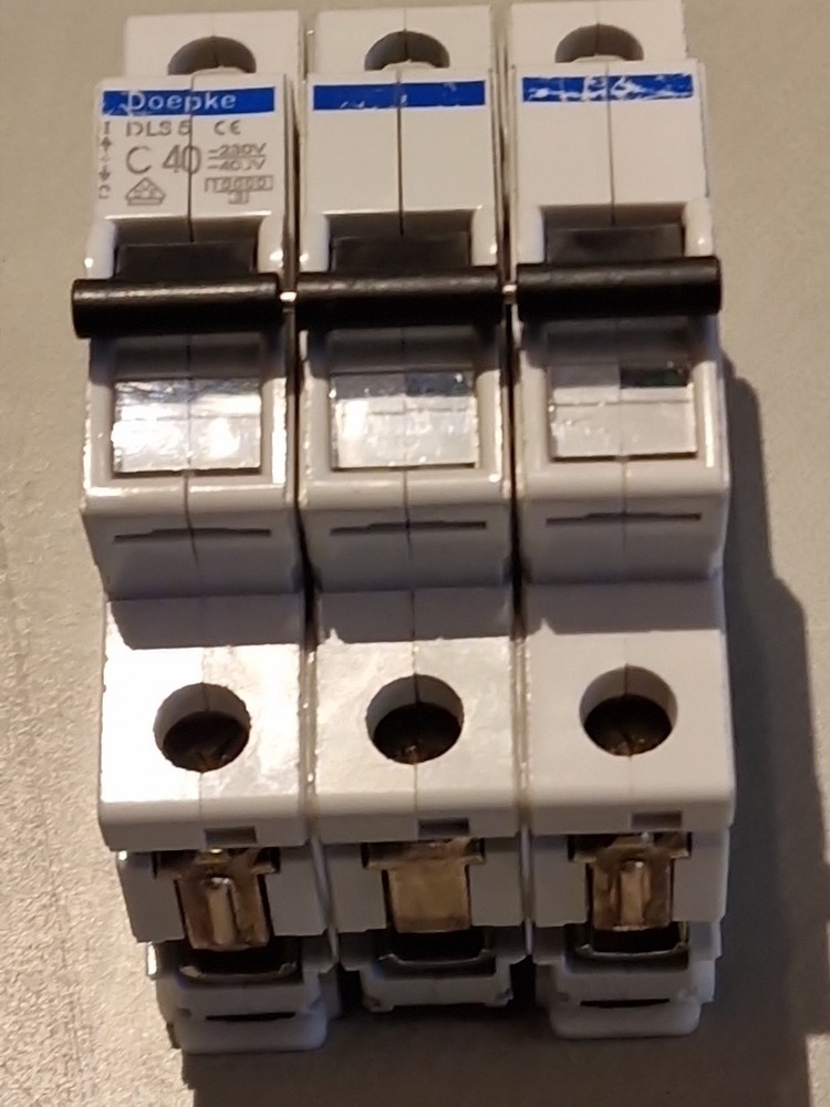 Doepke Dls 5 C40 Three-Phase MCB Circuit Breaker 40 Amp C Type 10 Ka – #3