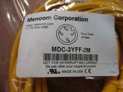 Mencom MDC-3YFF-2M Cable, Male Connection New, Sealed Pack USA T145