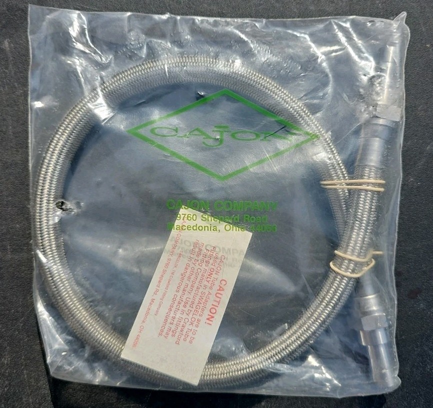 CAJON SS-8BHT-24 1/2″ Tube x 24″ Stainless Steel Braided Hose Assembly NEW