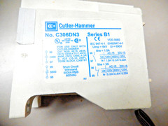 Cutler Hammer C306DN3 Overload Relay with H2006B Heaters