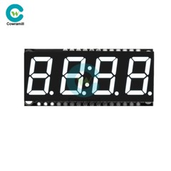 0.56-inch 4-bit 7 Segment LED Display Module Clock Module HT16K33 Driver I2C USA