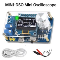 DIY Mini Digital Oscilloscope Electronic Kit Soldering Practice Project W/ Case