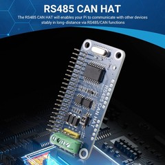 RS485 CAN HAT for Allows Stable Long-Distance Communication Supports 7117