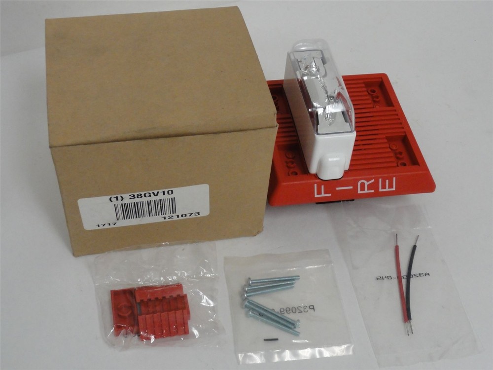 226212 New-No Box; Wheelock 38GV10 Waterproof Multitone Horn 24VDC; 85 to 100dB